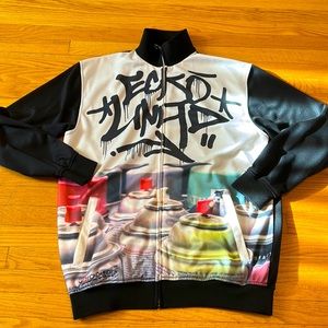 Men’s XL Ecko Graffiti Zip Up Sweater
